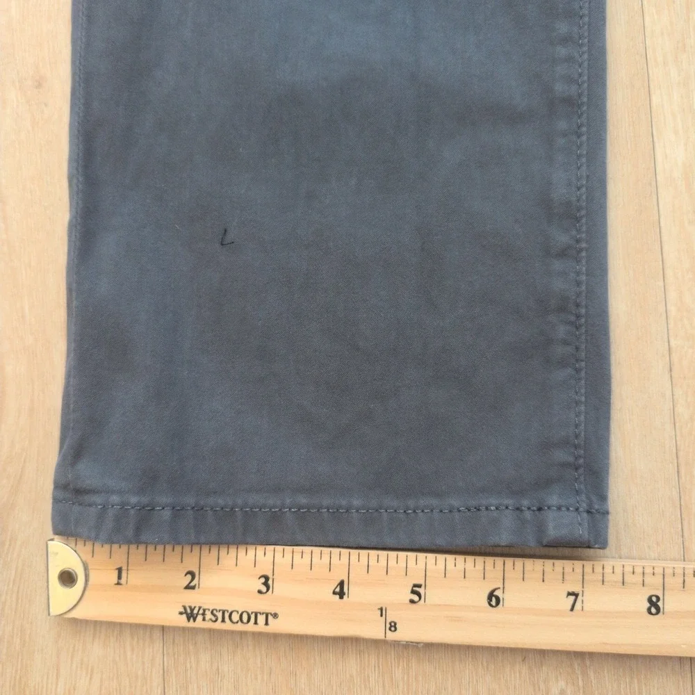 AG Adriano Goldschmied The Everett Slim Straight Pants Mens Grey 35x32.5